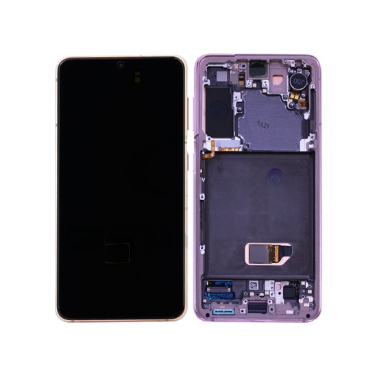 Touch+Display+Frame Samsung Galaxy S21 5G/G991 Service Pack Violet Phantom Touch+Display+Frame Samsung Galaxy S21 5G/G991 Service Pack Violet Phantom